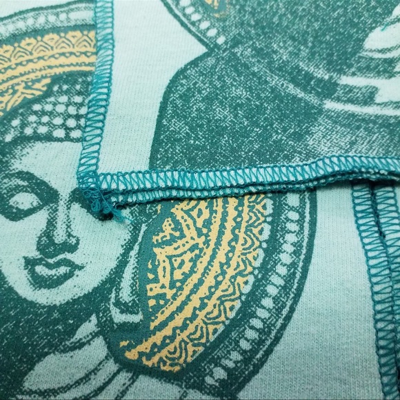 β¨ Beautiful Buddha patch made from up cycled T-shirt material sew on boho yoga - Picture 6 of 7